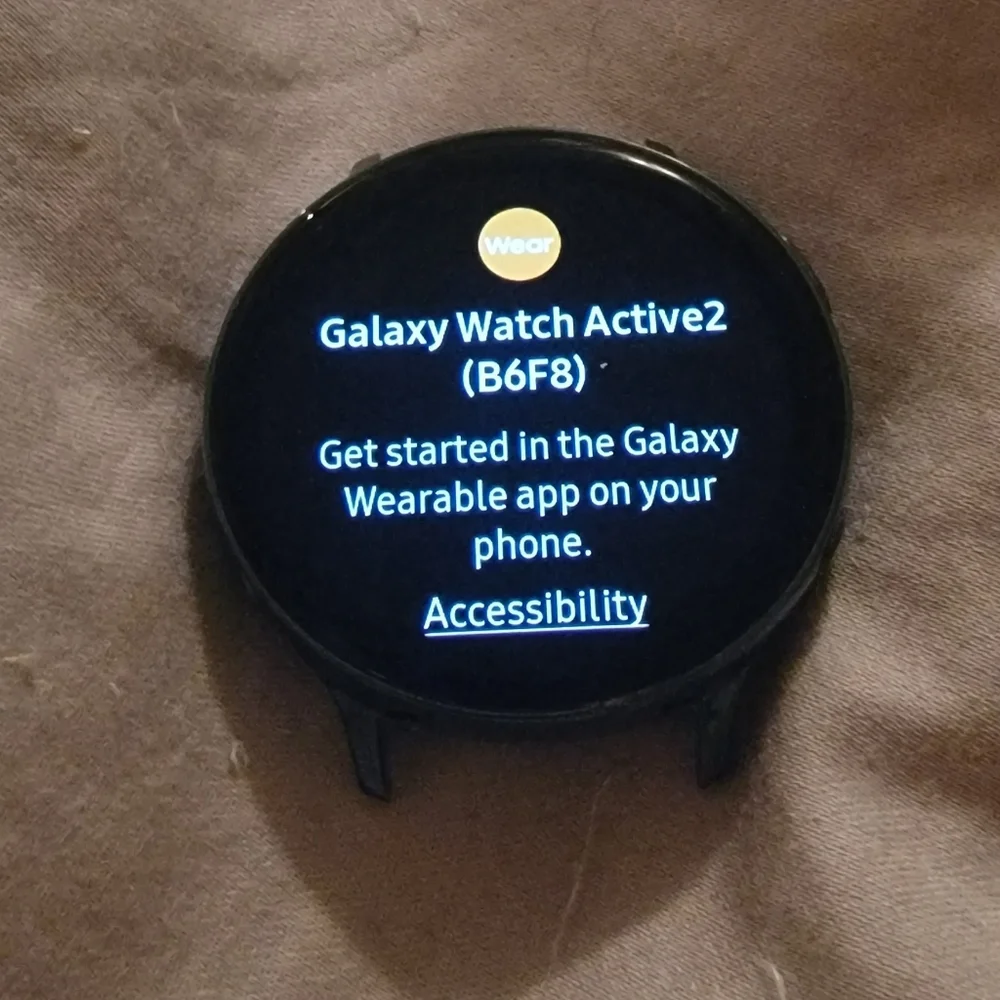 44mm Samsung Galaxy Active2 Smart Watch in Black